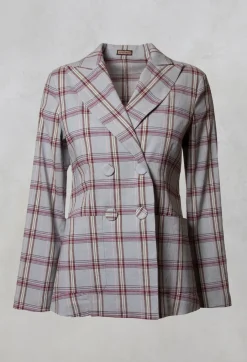 Harmony Jacket in Avio / Brick / Rosa