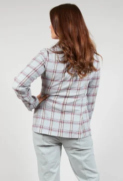 Harmony Jacket in Avio / Brick / Rosa