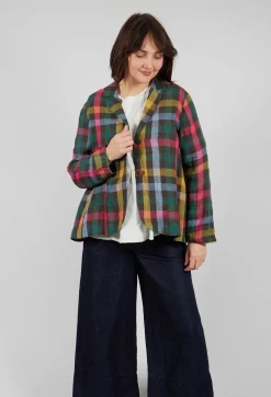 Harper Jacket in Green Multicolour