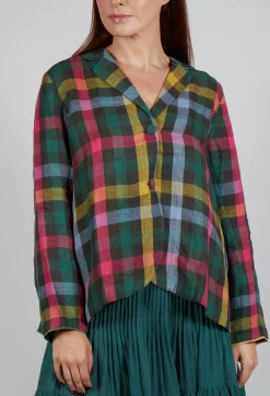Harper Jacket in Green Multicolour