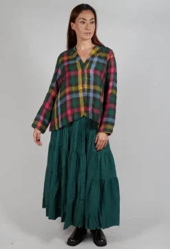 Harper Jacket in Green Multicolour