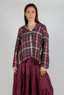Harper Jacket in Purple Multicolour