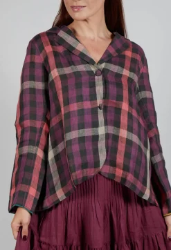 Harper Jacket in Purple Multicolour
