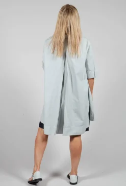 Hemmed Shift Dress in Ghiaccio
