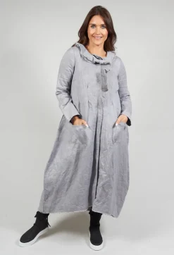 Hemp Duster Coat in Grey
