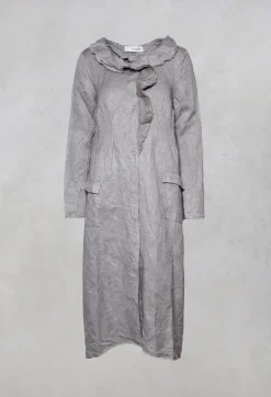 Hemp Duster Coat in Grey