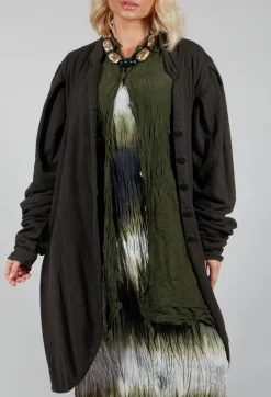 Hennadel Coat in Schlussel Green