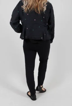 Hesidiot Trousers in Kaviar