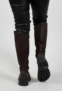 High Boots in Gasoline Moro