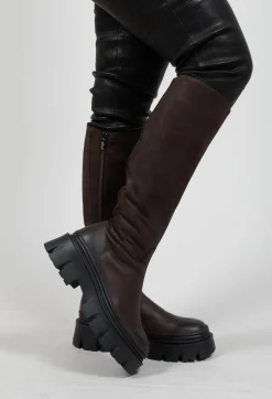 High Boots in Gasoline Moro