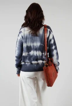 High Neck Jumper in Navy
