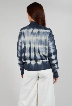 High Neck Jumper in Navy
