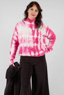 High Neck Jumper in Pink