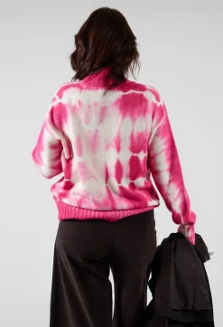 High Neck Jumper in Pink