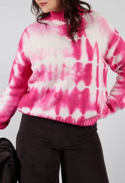 High Neck Jumper in Pink