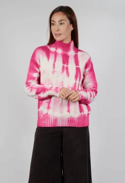 High Neck Jumper in Pink