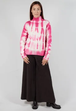 High Neck Jumper in Pink