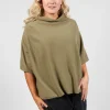 High Neck Over WS in Olive