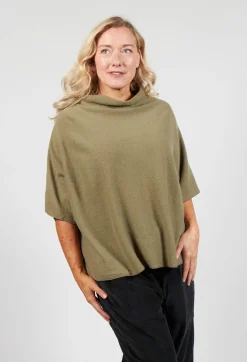 High Neck Over WS in Olive