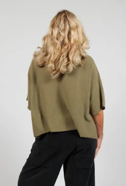 High Neck Over WS in Olive