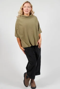 High Neck Over WS in Olive
