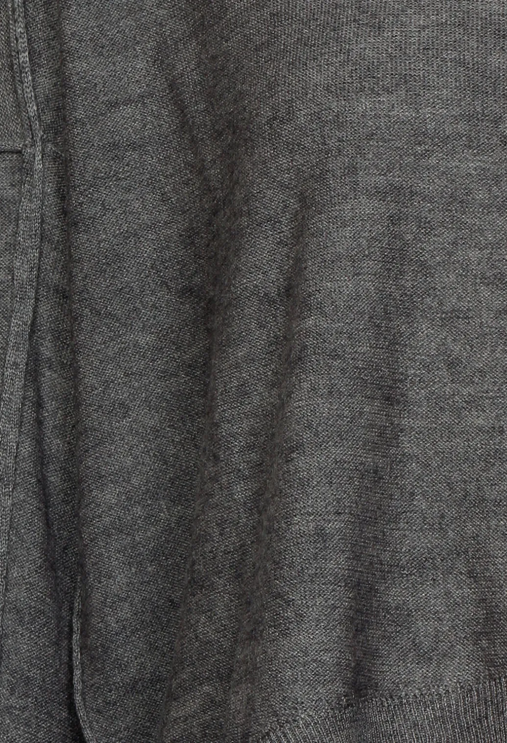 High Neck Sweater with Seam Detail in Grey