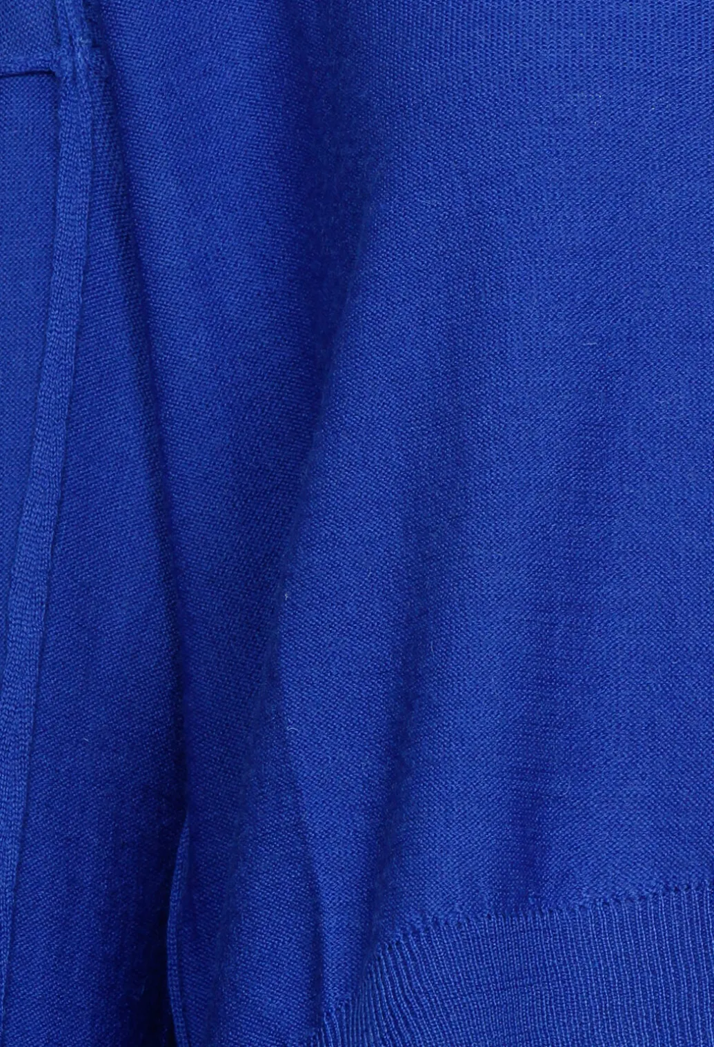High Neck Sweater with Seam Detail in Royal Blue