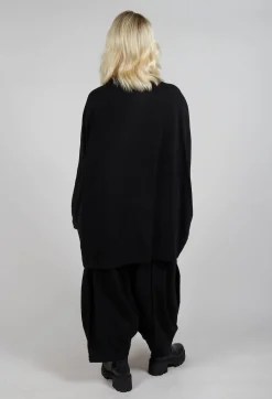 High Neck Tunic in Black