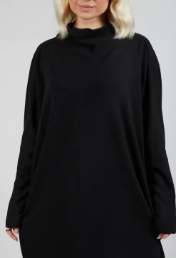 High Neck Tunic in Black