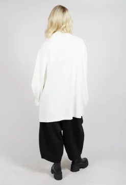 High Neck Tunic in Cream