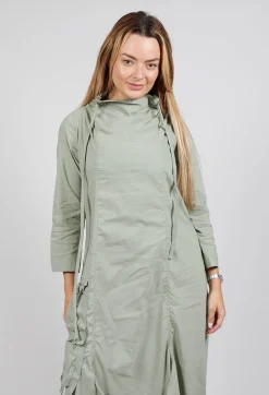 High Neck Utility Style Dress in Defender