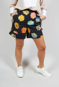 High Waisted Floral Shorts