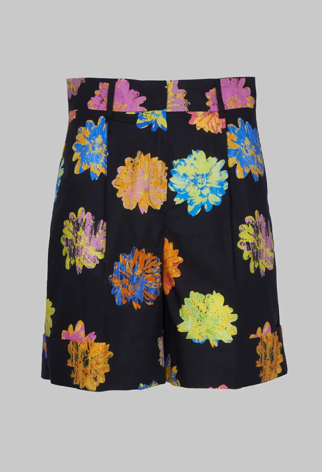 High Waisted Floral Shorts