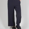 High Waisted Tailored Trousers in Navy