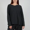 HK V Neck Oversized WS in Slate