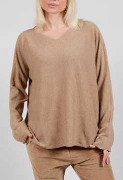 HK V Neck Oversized WS in Sugar