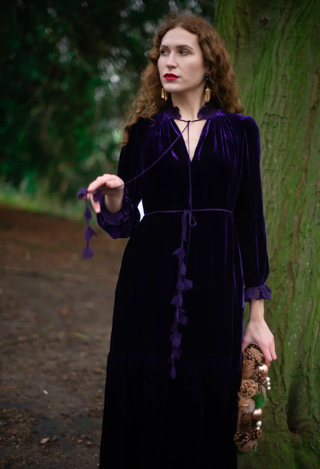 Holly Dress in Violet
