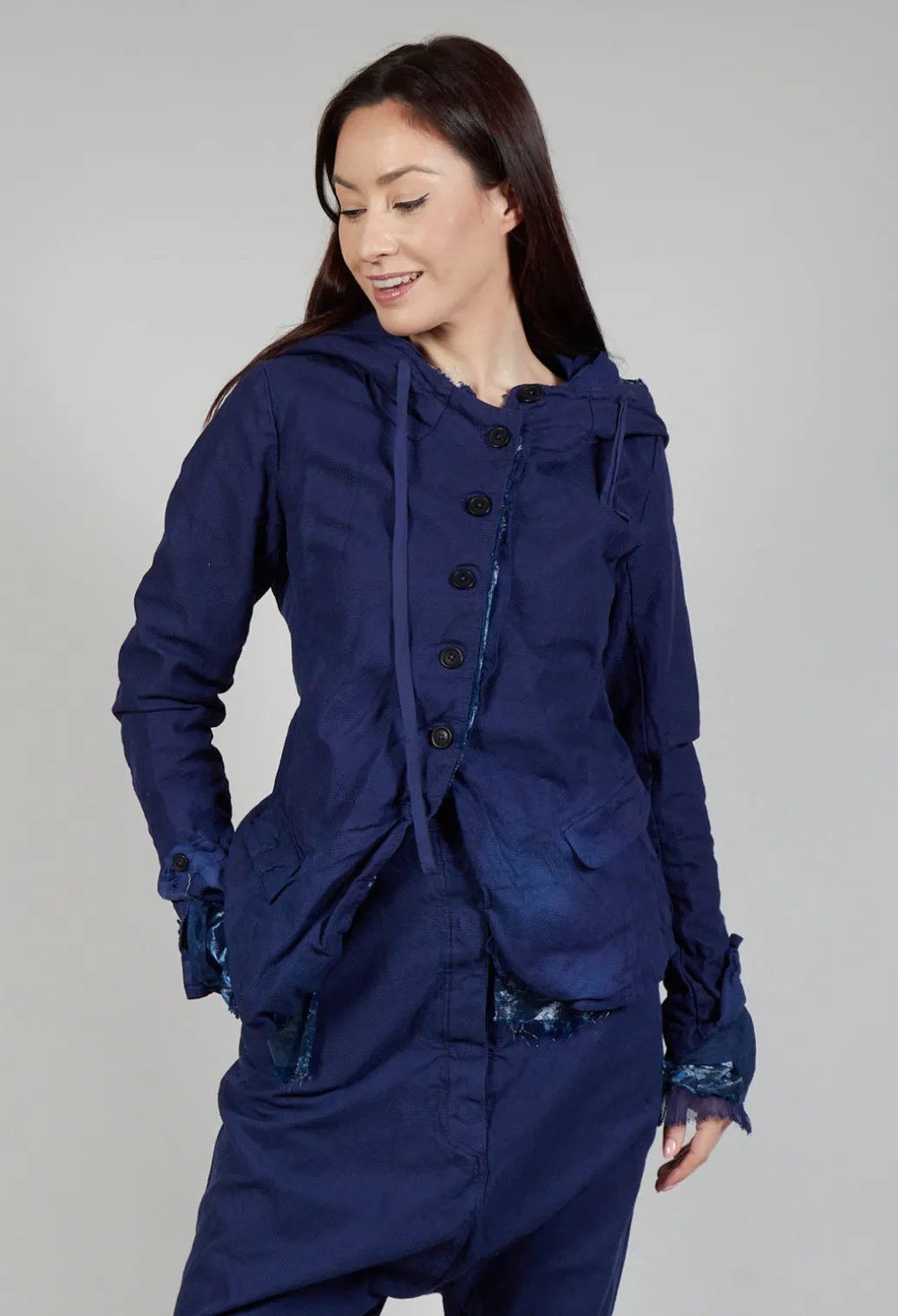 Hooded Jacket in Enzian