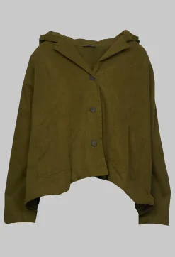 Hooded Jacket in Oliva