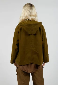 Hooded Jacket in Oliva