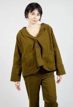 Hooded Jacket in Oliva
