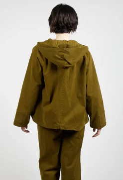 Hooded Jacket in Oliva