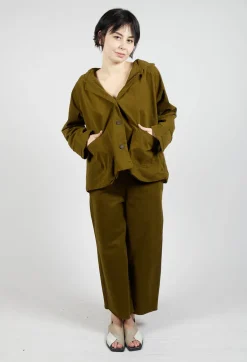 Hooded Jacket in Oliva