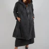 Hooded Jacket in Pewter