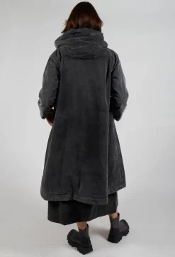 Hooded Jacket in Pewter