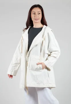 Hooded Parka CC in Milk