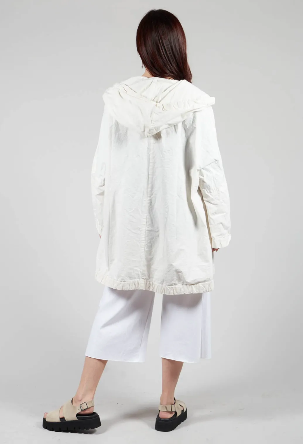 Hooded Parka CC in Milk
