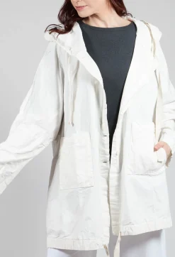 Hooded Parka CC in Milk