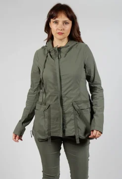 Hooded Utility Jacket in Camp