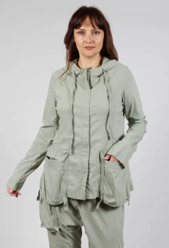 Hooded Utility Jacket in Defender